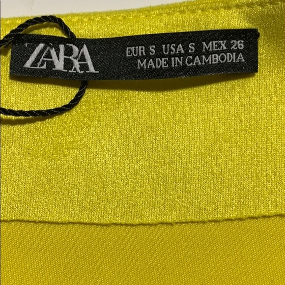 NWT. Zara Faux Suede Bermuda Shorts. Size S. - Picture 6 of 7